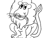 Coloring page Lion painted byMadison