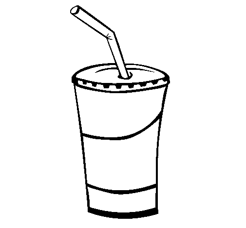 Coloring page Milkshake painted byFOFO