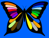 Coloring page Butterfly painted bymichael