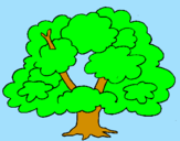 Coloring page Tree painted bykeoma