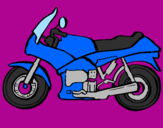 Coloring page Motorbike painted bypuppy