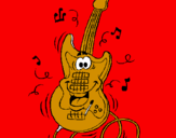 Coloring page Electric guitar painted byG%uFFFDBOA%uFFFD%uFFFD%uF