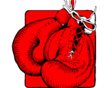Coloring page Boxing gloves painted byJOSH