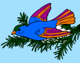 Coloring page Swallow painted byhana