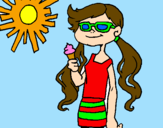 Coloring page Summer 2 painted byviviana