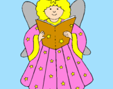 Coloring page Fairy painted bydiana