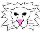 Coloring page Lion painted bybrit