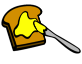Coloring page Toast painted bytoast