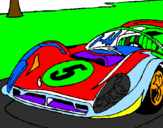 Coloring page Car number 5 painted bytaylor
