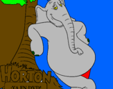 Coloring page Horton painted byanonymous
