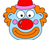 Coloring page Clown painted byalex