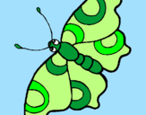 Coloring page Butterfly painted byELVIS PRESLEY