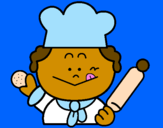 Coloring page Cook 2 painted byN3$1@