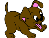 Coloring page Puppy painted bychrisa
