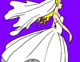 Coloring page Bride painted byIratxe