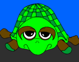 Coloring page Turtle painted bymaxayany 12 