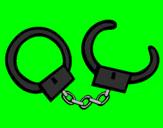 Coloring page Handcuffs painted byTIA