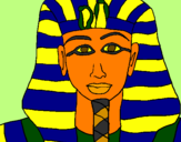 Coloring page Tutankamon painted byJonas