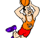 Coloring page Slam dunk painted byjumper