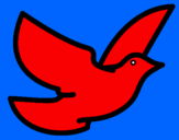 Coloring page Dove of peace painted byjayda
