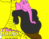 Coloring page Horton painted byaaron