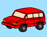 Coloring page 4x4 car painted bydaniel.
