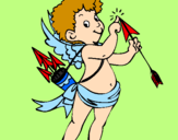 Coloring page Cupid painted byyoeli