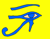 Coloring page Eye of Horus painted byjonathan
