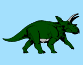 Coloring page Triceratops painted byJoaquim