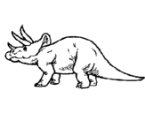 Coloring page Triceratops painted byRose