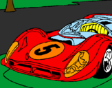 Coloring page Car number 5 painted bygonzalo