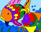 Coloring page Fish painted byRosalea