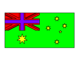 Coloring page Australia painted byivan
