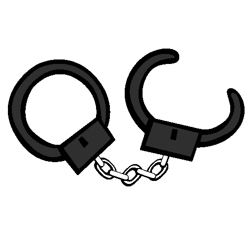 Coloring page Handcuffs painted by[zygis] ir [ausrine]mig.]