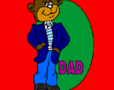 Coloring page Father bear painted bysamantha