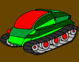 Coloring page Tank ship painted bycaroline