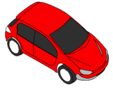 Coloring page Car seen from above painted byMATHEUS