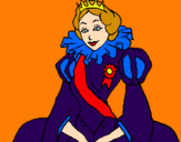 Coloring page Royal princess painted byThe God Of Freedom