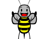Coloring page Little bee painted bysumer.