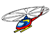 Coloring page Helicopter painted bykeith