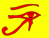 Coloring page Eye of Horus painted byGreat