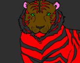 Coloring page Tiger painted byALEX HOWARD