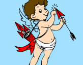 Coloring page Cupid painted bysofia