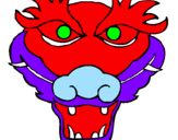 Coloring page Dragon painted bykeanu