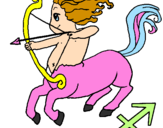 Coloring page Sagittarius painted byLucia ;D