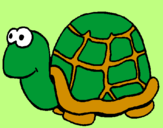 Coloring page Turtle painted bymemooo