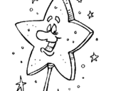 Coloring page Magic wand painted byDC