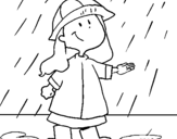 Coloring page Rain painted bywinter