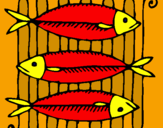 Coloring page Fish painted byJennifer
