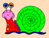 Coloring page Snail painted bypakitoelchocolatero